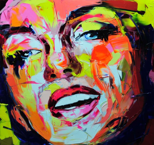 Francoise Nielly Portrait Palette Painting Expression Face118